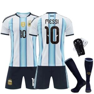 Argentina Special Edition Short Sleeve Kids Football Kit Set