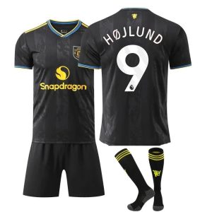 Man United Third Short Sleeve Kids Football Kit Set