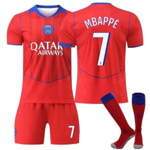 PSG Third Short Sleeve Kids Football Kit Set