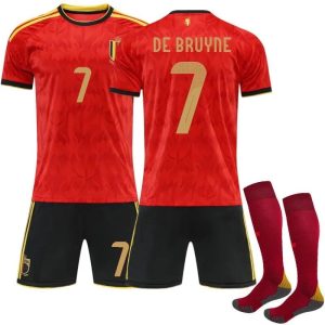 Belgium Special Edition Short Sleeve Kids Football Kit Set