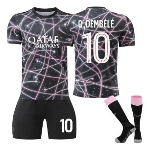 PSG Training Short Sleeve Kids Football Kit Set